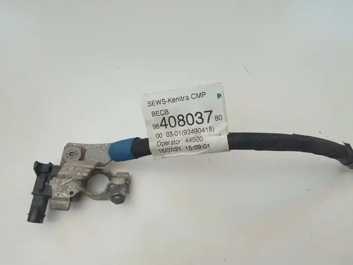 Opel Corsa F (2019 - ) 9840803780 Минусовой провод аккумулятора — фото 2