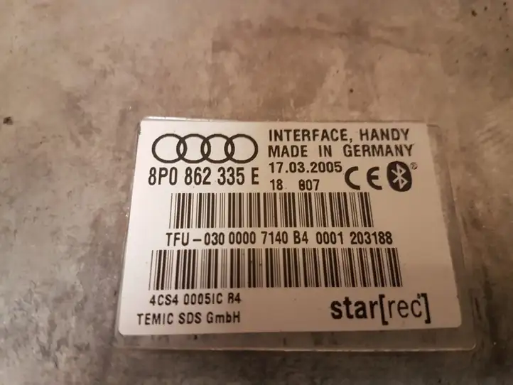 Audi A4 S4 B7 8E 8H (2004 - 2009) 8P0862335E Bluetooth модуль — фото 2