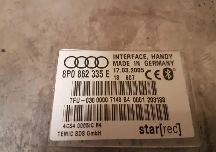 Audi A4 S4 B7 8E 8H (2004 - 2009) 8P0862335E Bluetooth модуль — фото 3
