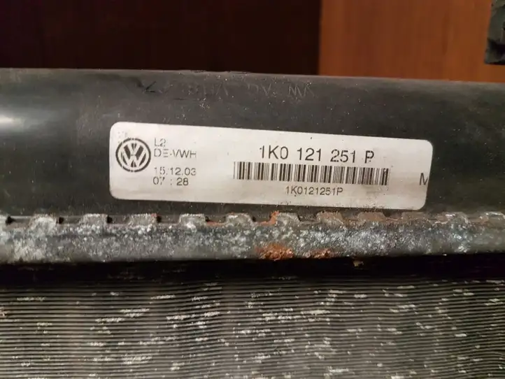 Audi A3/S3 8L (2000 - 2003) 1K0121251P Радиатор охлаждающей жидкости двигателя — фото 2