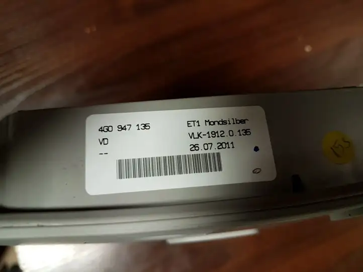Audi A6 C7 (2011 - 2014) 4G0947135 Передняя подсветка — фото 3