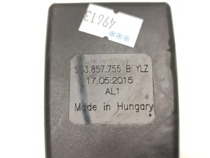 Skoda Octavia Mk3 (5E) (2013 - 2019) 5G3857755 Замок переднего ремня — фото 6