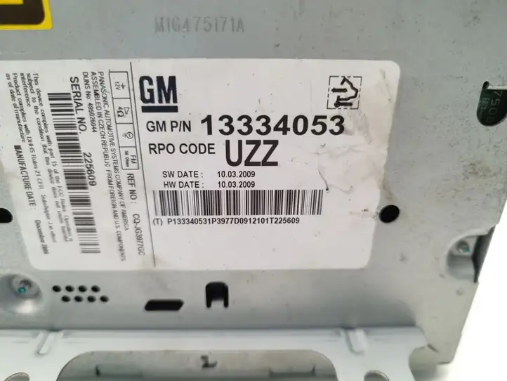 Opel Astra J (2012 - 2015) 13334053 Магнитола / мультимедийная система — фото 6
