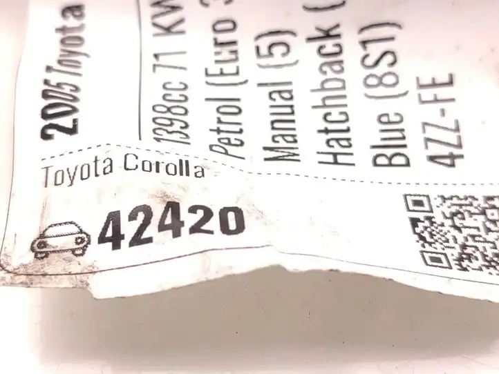 Toyota Corolla E120 E130 (2004 - 2007) 89465-02140 Лямбда-зонд — фото 7