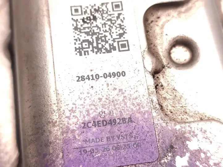 Hyundai i10 (2016 - 2019) 28410-04900 Охладитель клапана EGR — фото 6