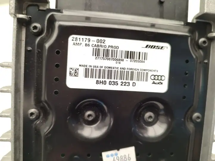 Audi A4 S4 B8 8K (2007 - 2011) 8H0035223D Усилитель звука — фото 7
