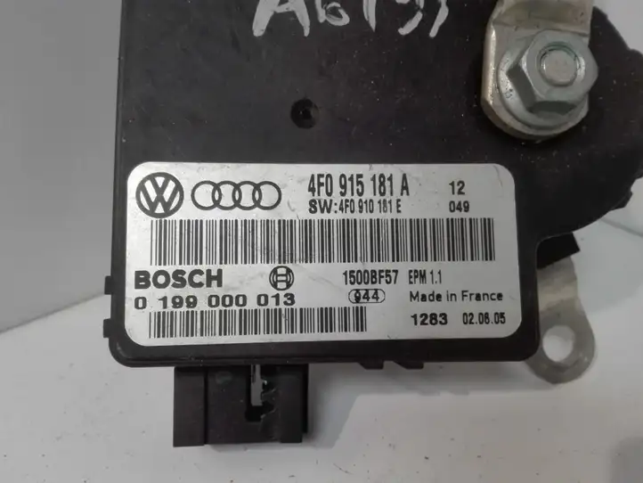 Audi A6 S6 C6 4F (2004 - 2008) 4F0915181A Прочие блоки управления — фото 3