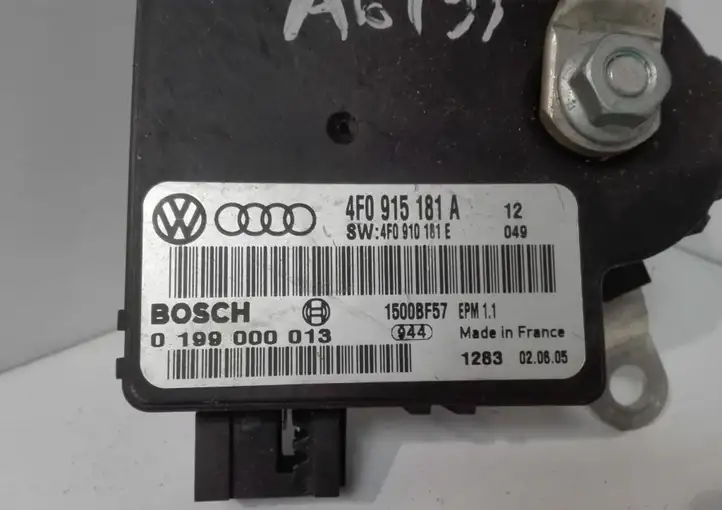 Audi A6 S6 C6 4F (2004 - 2008) 4F0915181A Прочие блоки управления — фото 4