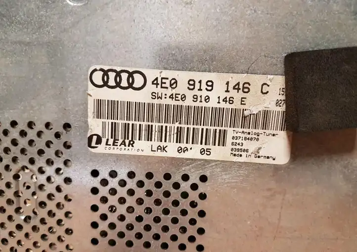 Audi A8 S8 D3 4E (2005 - 2007) 4E0919146C Модуль управления видео — фото 3