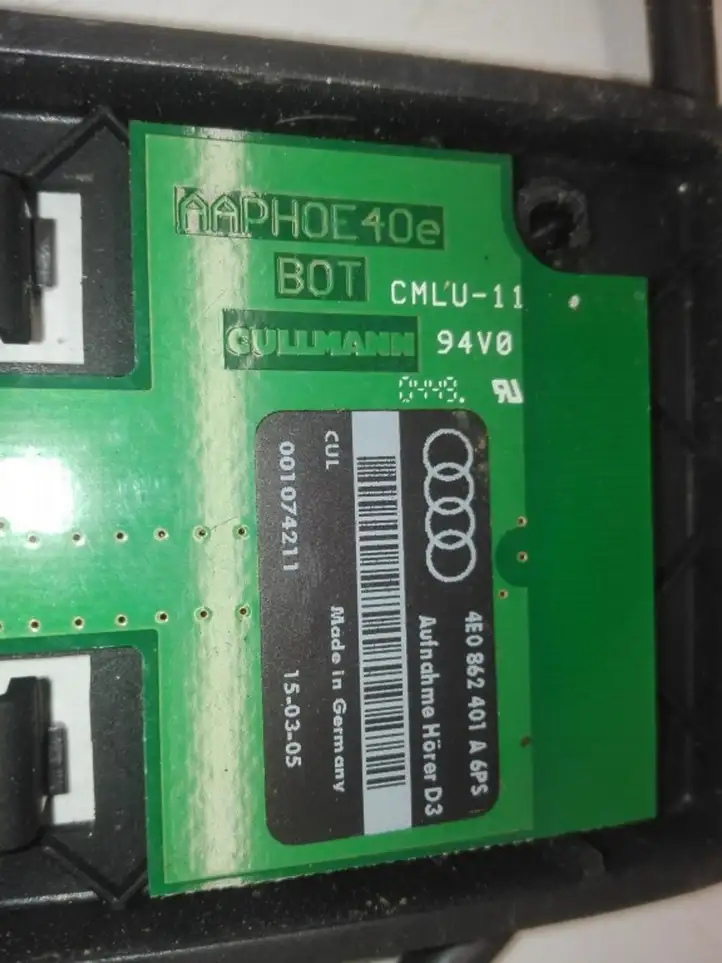 Audi A8 S8 D3 4E (2005 - 2007) 8E0862401A Блок GSM — фото 4