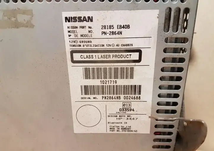 Nissan Navara D40 (2004 - 2015) 28185EB40B Магнитола / мультимедийная система — фото 5