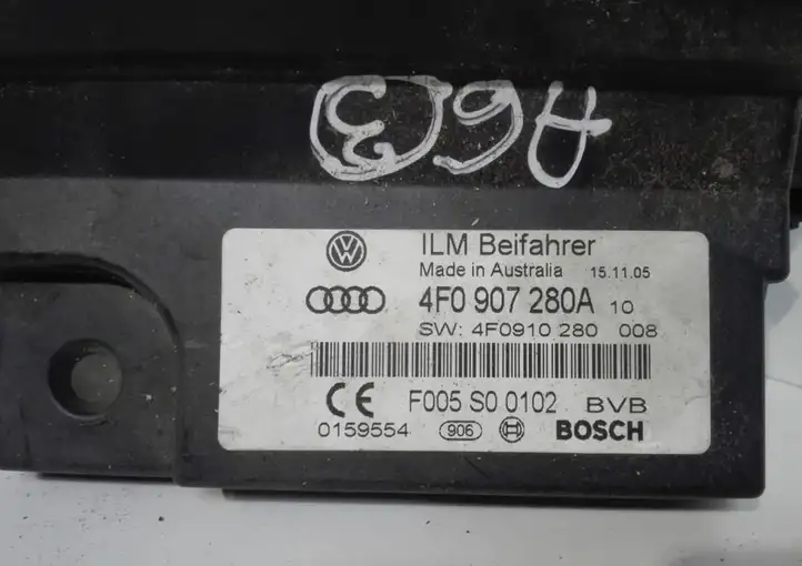 Audi A6 S6 C6 4F (2004 - 2008) 4F0907280A Блок управления электропитанием — фото 4