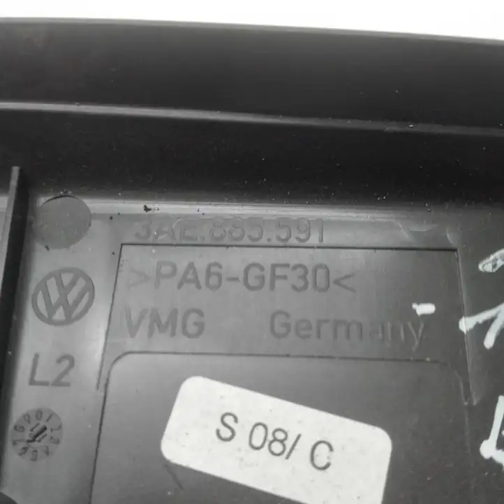 Volkswagen PASSAT B7 (2011 - 2014) 3AE885591 Прочие детали салона — фото 3
