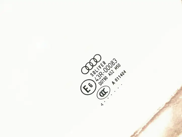 Audi A6 S6 C6 4F (2008 - 2011) 43R00083 Стекло передней двери — фото 2