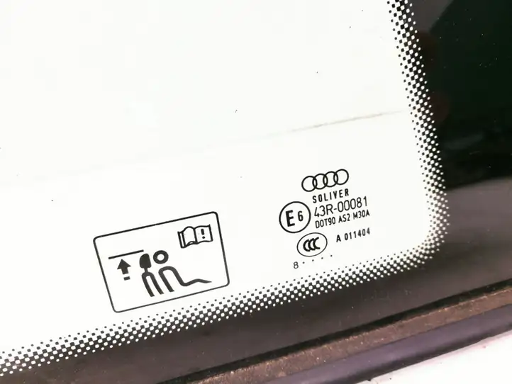 Audi A5 8T 8F (2007 - 2011) 43R00081 Заднее боковое стекло — фото 3