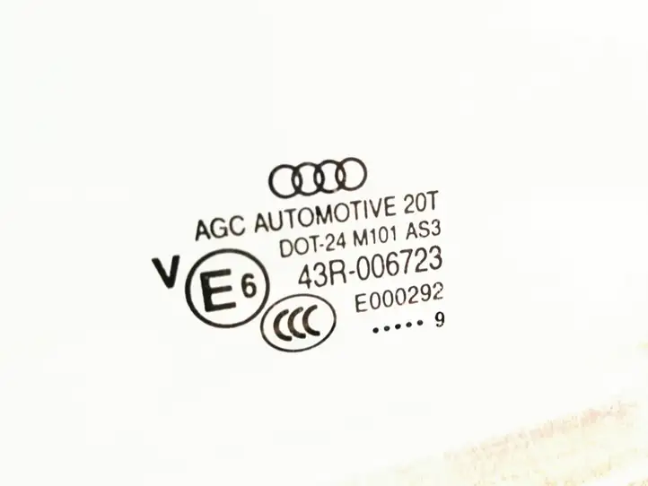 Audi Q5 SQ5 (2008 - 2012) DOT24M101AS3 Стекло задней двери — фото 2