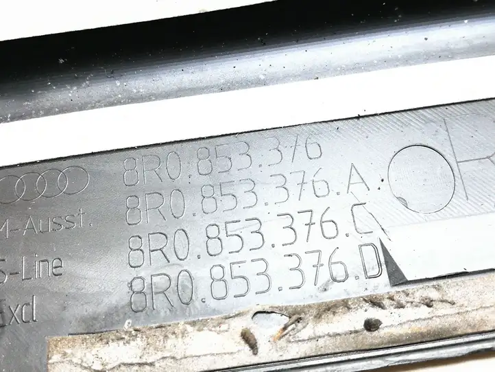 Audi Q5 SQ5 (2008 - 2012) 8R0853376 Внутренняя отделка заднего порога — фото 4