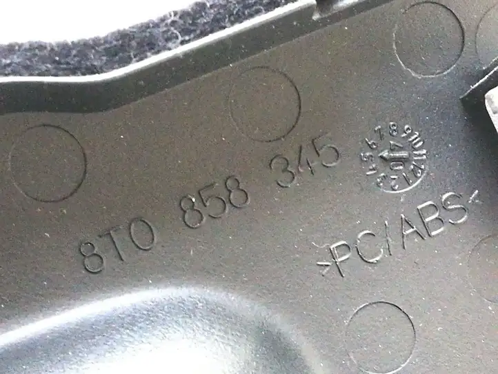 Audi A5 8T 8F (2007 - 2011) 8K0953516A Обшивка рулевой колонки — фото 8
