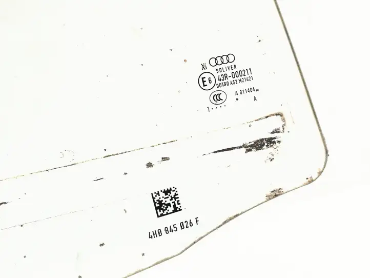 Audi A8 S8 D4 4H (2010 - 2014) 4H0845026F Стекло задней двери — фото 2