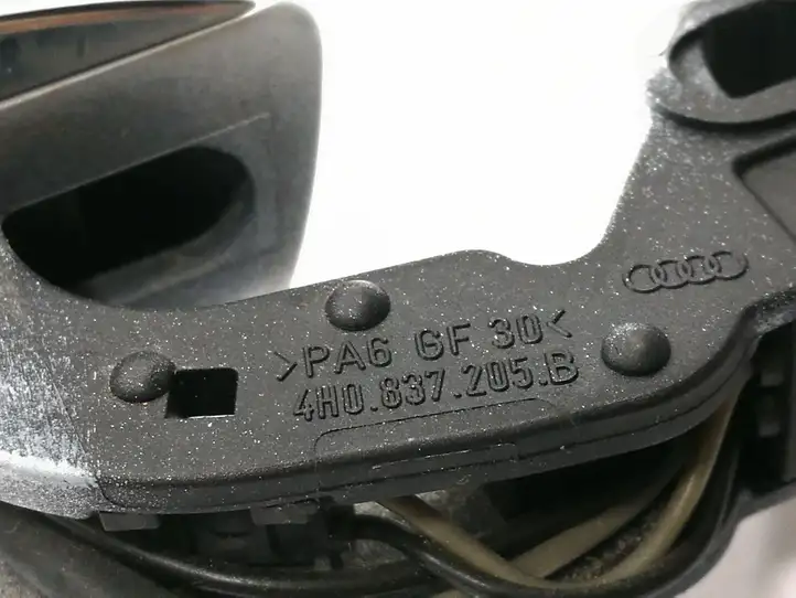 Audi A8 S8 D4 4H (2010 - 2014) 4H0837205B Наружная ручка двери — фото 7