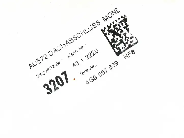 Audi A6 Allroad C7 (2014 - 2018) 4G9867839 Верхняя обшивка стойки D — фото 2