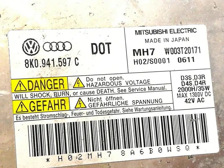 Audi A8 S8 D4 4H (2010 - 2014) 8K0941597C Блок розжига ксенона — фото 3