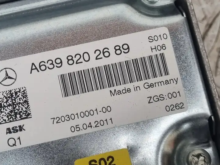Mercedes-Benz Vito Viano W639 (2003 - 2010) A6398202689 Усилитель звука — фото 6