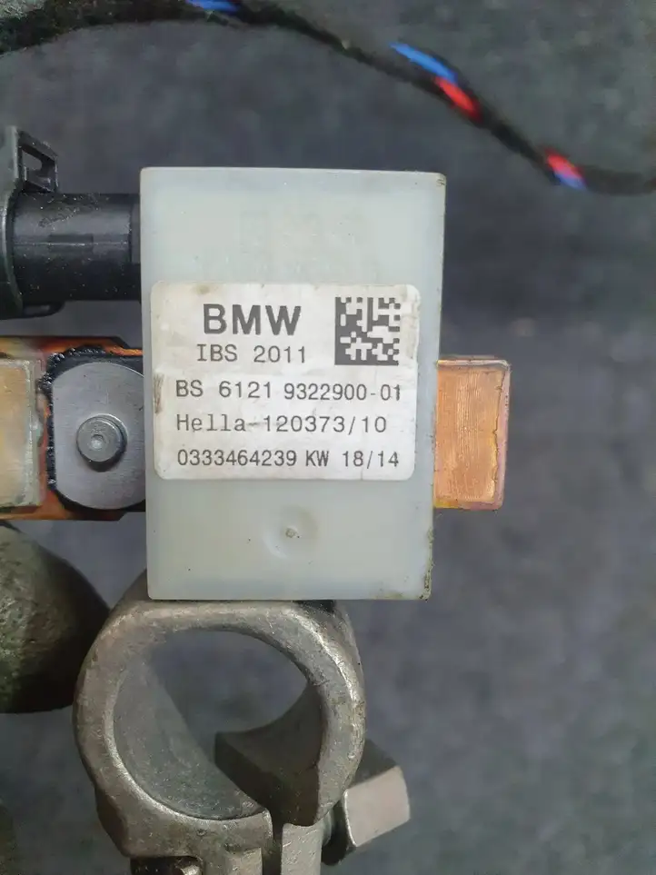 BMW 3 F30 F35 F31 (2012 - 2018) 9322900 Минусовой провод аккумулятора — фото 3