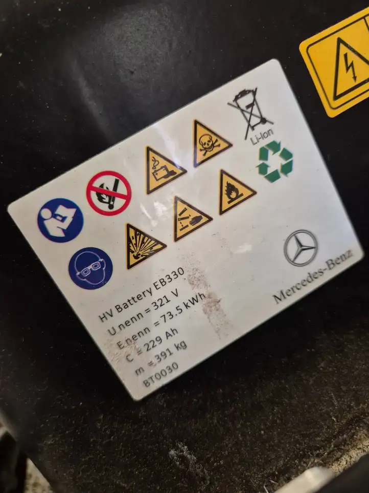 Mercedes-Benz EQA (2021 - ) A2433408002 Аккумулятор гибридного / электрического автомобиля — фото 10