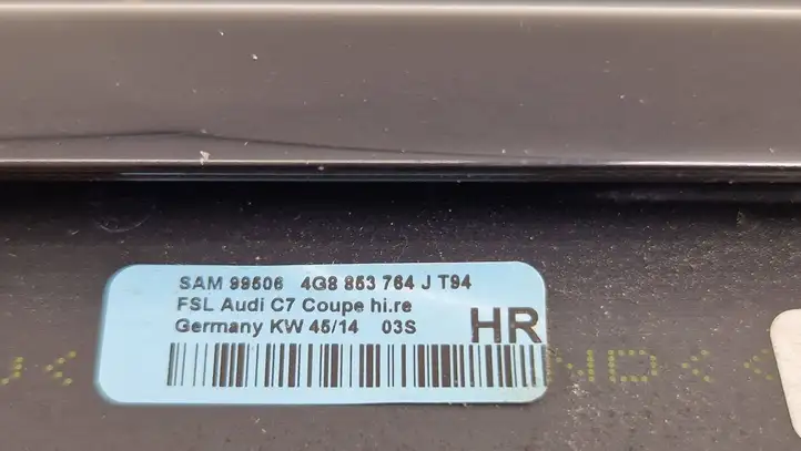 4G8853764J Накладка стекла задней двери — фото 5