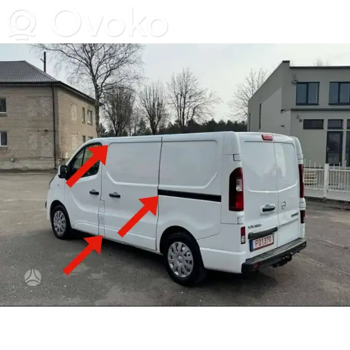 Opel Vivaro (2014 - 2018) 745978999R Нижняя направляющая раздвижной двери — фото 1
