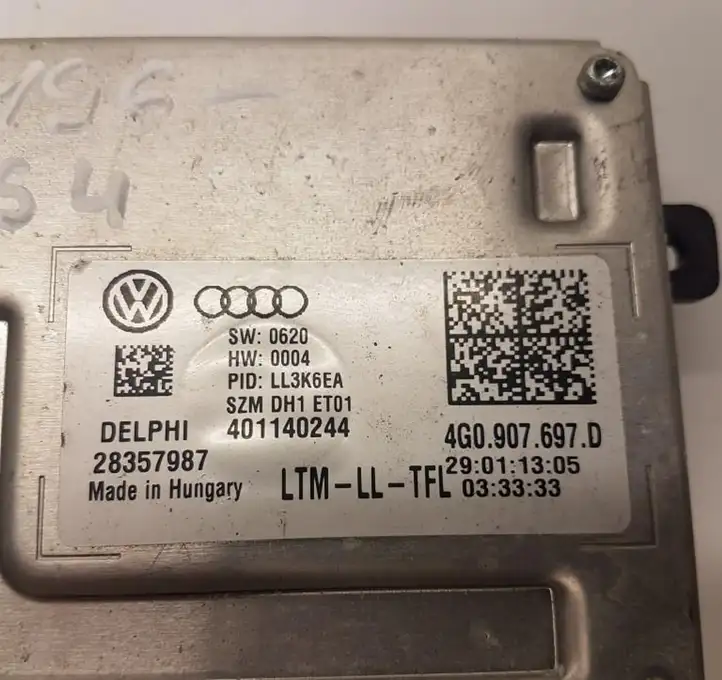 Audi RS4 (2012 - 2015) 4G0907697D Блок розжига ксенона — фото 5
