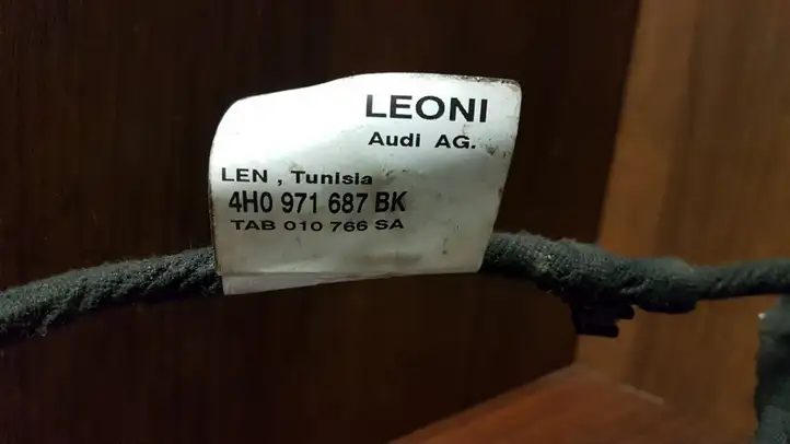 Audi A8 S8 D4 4H (2010 - 2014) 4H0971687BK Прочая электропроводка — фото 3