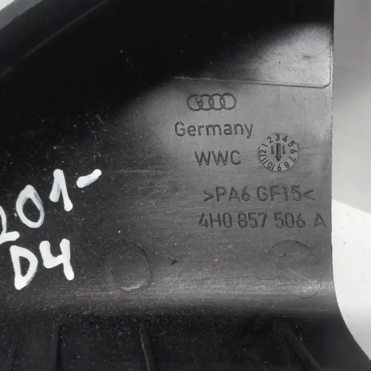 Audi A8 S8 D4 4H (2010 - 2014) 4H0857506A Накладка кнопки регулировки зеркал — фото 4