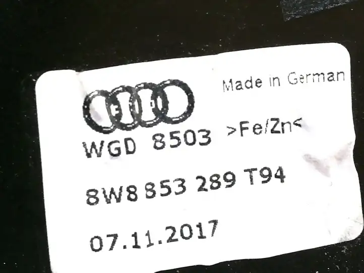 Audi A5 8T 8F (2011 - 2016) 8W8853289 Накладка стекла передней двери — фото 3