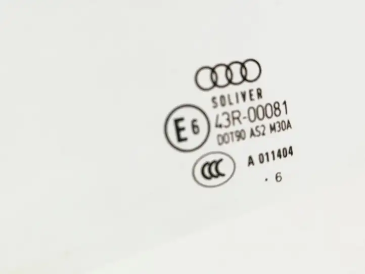 Audi A6 S6 C6 4F (2004 - 2008) 43R00081 Стекло задней двери — фото 3