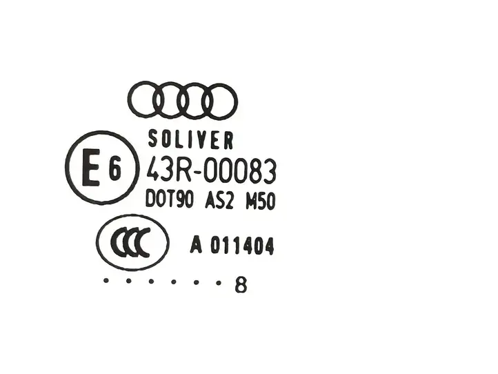 Audi A6 Allroad C6 (2006 - 2008) 43R00083 Стекло передней двери — фото 3