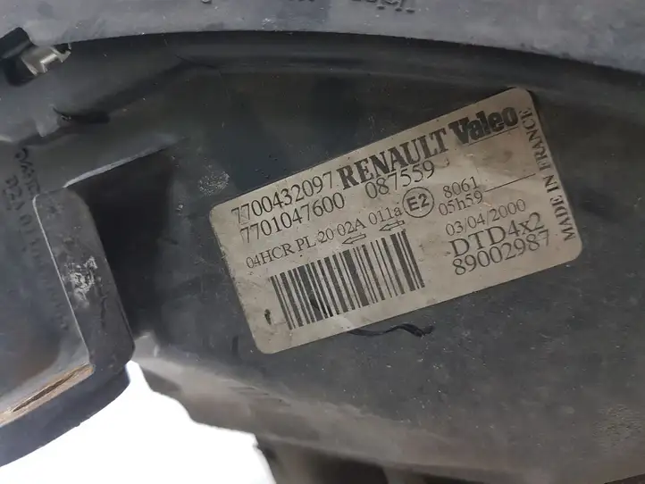 Renault Scenic I (1996 - 2003) 7700432097 Передняя фара — фото 13