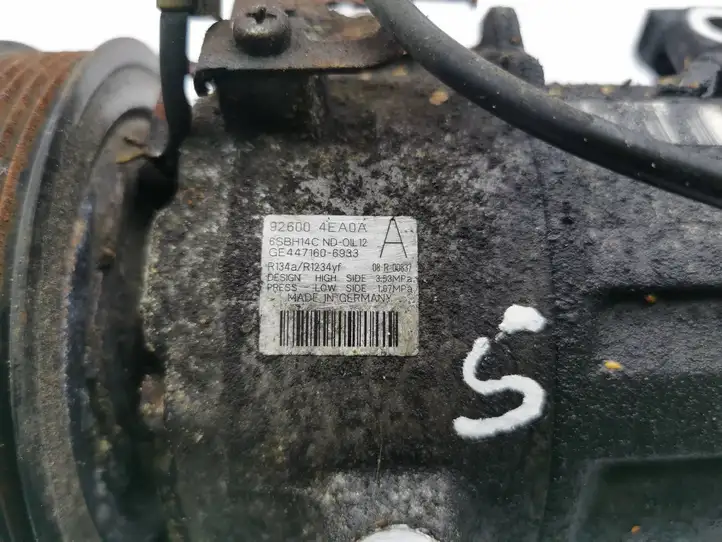Nissan Qashqai (2013 - 2017) 926004EA0A Компрессор (насос) кондиционера воздуха — фото 2