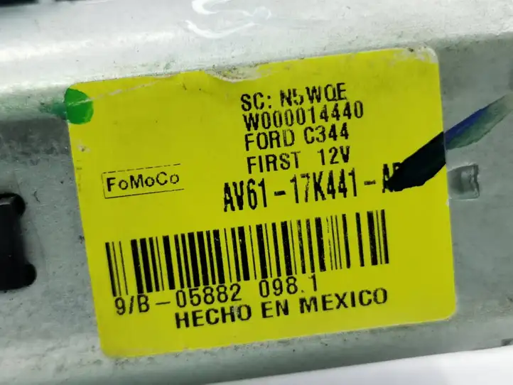 Ford C-MAX II (2010 - 2015) AV6117K441AB Двигатель стеклоочистителя заднего стекла — фото 3