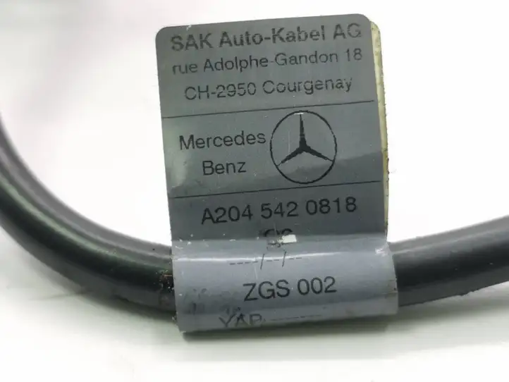Mercedes-Benz C W204 (2007 - 2014) A2045420818 Минусовой провод аккумулятора — фото 2