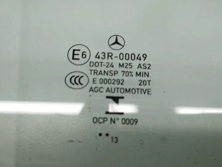 Mercedes-Benz B-class W246 (2011 - 2014) 43R00049 Стекло передней двери — фото 2