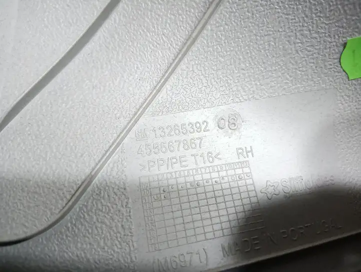 Opel Meriva B (2010 - 2014) 13265392 Верхняя обшивка стойки D — фото 3