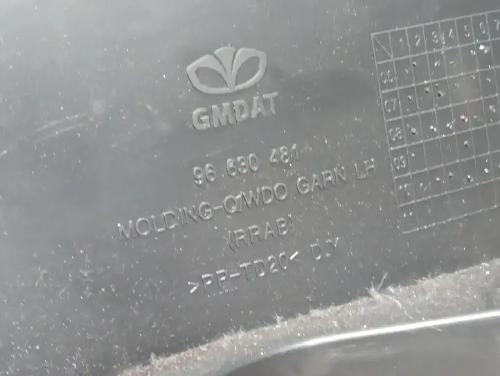Chevrolet Captiva (2006 - 2011) 96630481 Верхняя обшивка стойки D — фото 3