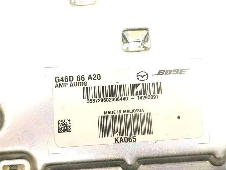 Mazda 6 (2012 - 2015) G46D66A20 Усилитель звука — фото 6