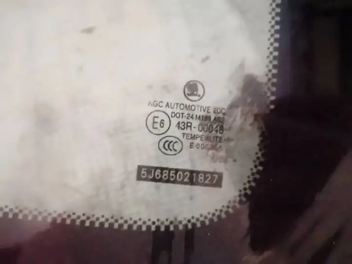Skoda Roomster (5J) (2006 - 2010) Заднее боковое стекло — фото 2
