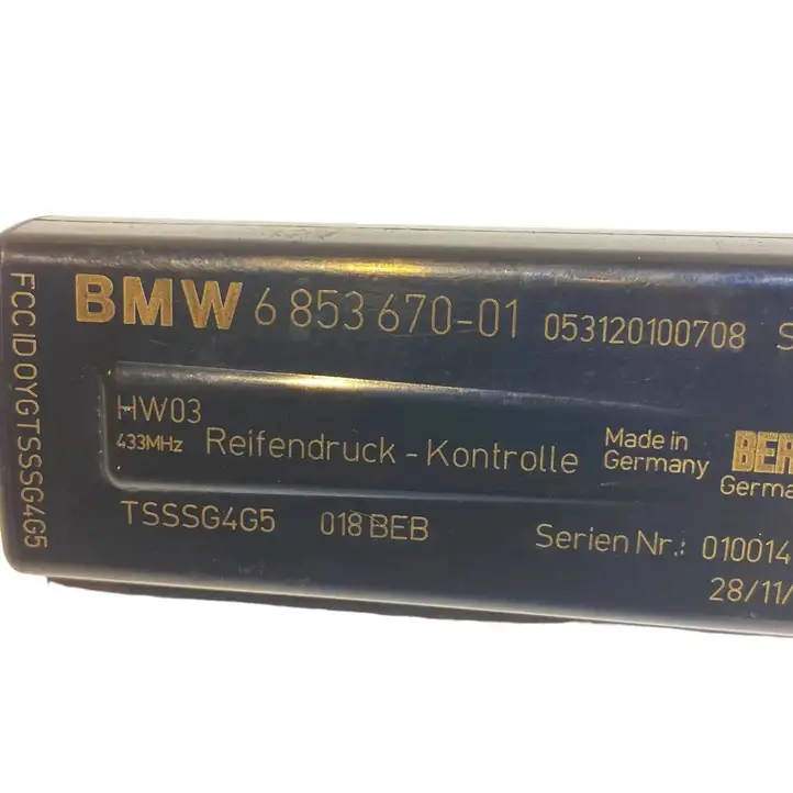 BMW 5 F10 F11 (2009 - 2016) 6853670 Блок управления TPMS — фото 6