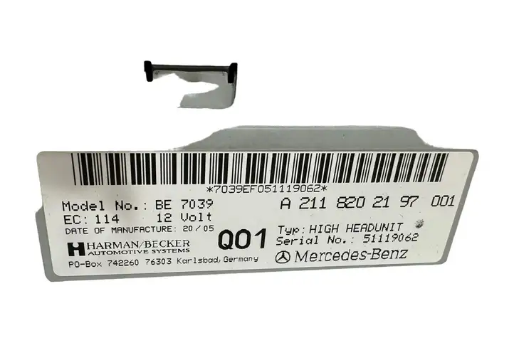 Mercedes-Benz E W211 (2002 - 2009) A2118202197 Магнитола / мультимедийная система — фото 7