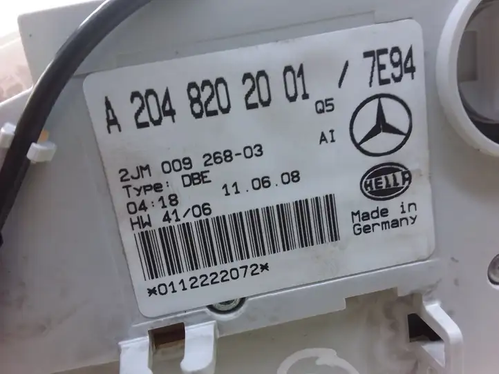 Mercedes-Benz C W204 (2007 - 2014) A2048202001 Передняя подсветка — фото 5