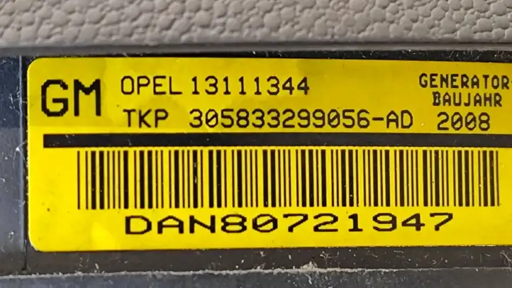Opel Astra H (2004 - 2009) 13111344 Подушка безопасности руля — фото 3
